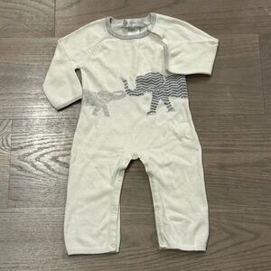 Baby Elephant Knit Onesie